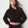 Soft-Touch Sweatshirt with Side Zip Soft-Touch Sweatshirt with Side Zip