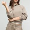 Soft-Touch Sweatshirt with Side Zip Soft-Touch Sweatshirt with Side Zip