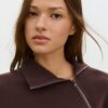 Soft-Touch Sweatshirt with Side Zip Soft-Touch Sweatshirt with Side Zip