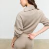 Soft-Touch Sweatshirt with Side Zip Soft-Touch Sweatshirt with Side Zip