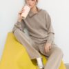 Soft-Touch Sweatshirt with Side Zip Soft-Touch Sweatshirt with Side Zip
