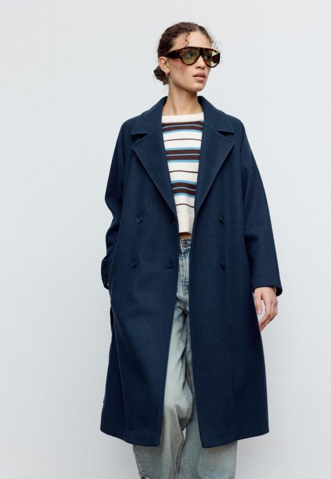 Soft-Touch Trench Coat