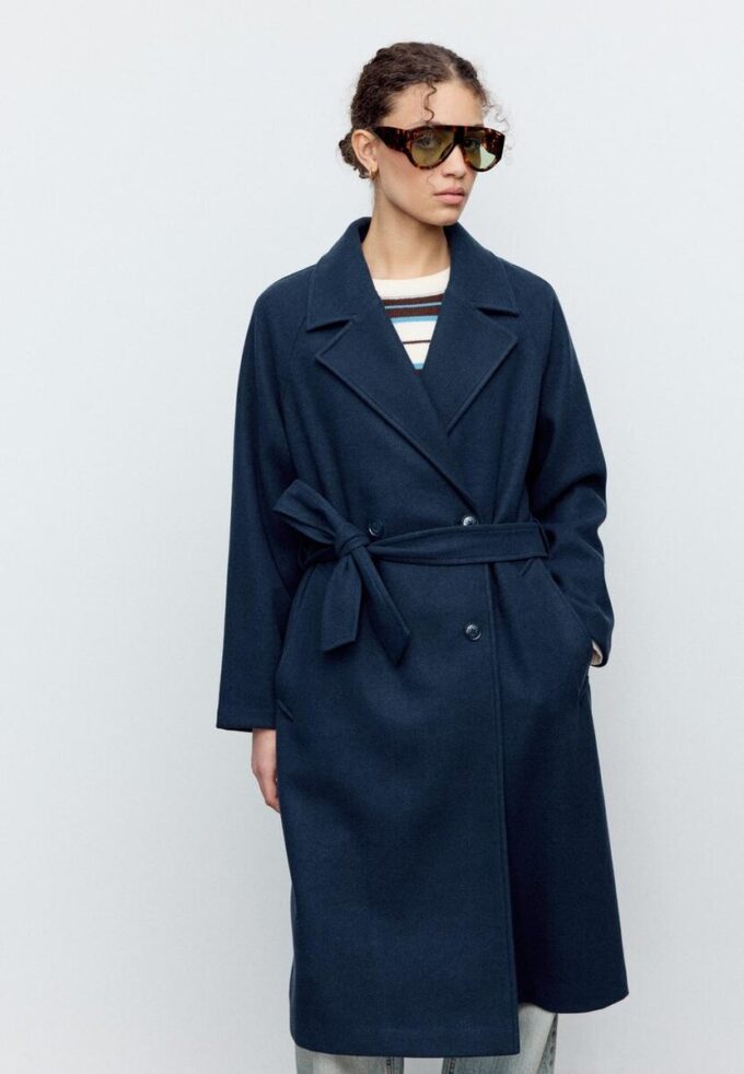 Soft-Touch Trench Coat