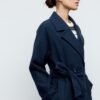 Soft-Touch Trench Coat