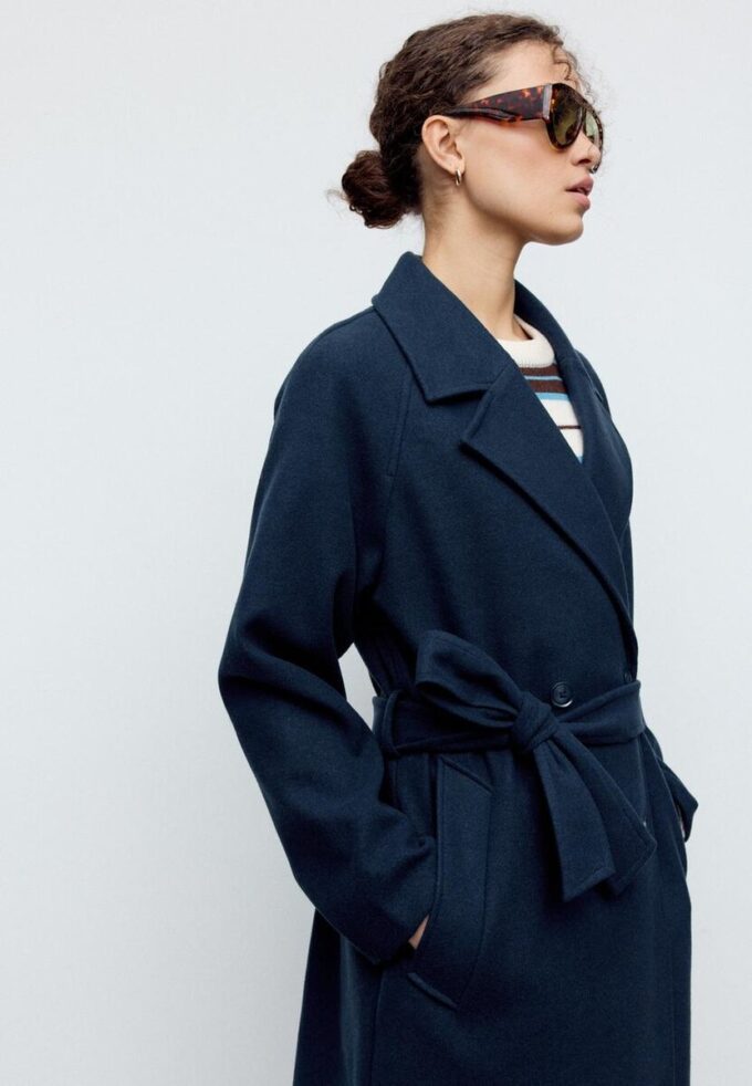 Soft-Touch Trench Coat