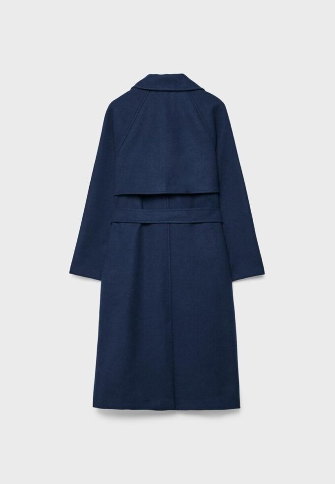 Soft-Touch Trench Coat