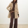 Soft-Touch Wide-Leg Jogger Trousers with Front Seam Detail