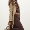 Soft-Touch Wide-Leg Jogger Trousers with Front Seam Detail