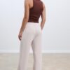 Soft-Touch Wide-Leg Jogger Trousers with Front Seam Detail Soft-Touch Wide-Leg Jogger Trousers with Front Seam Detail