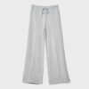 Soft-Touch Wide-Leg Jogger Trousers with Front Seam Detail