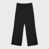 Soft-Touch Wide-Leg Jogger Trousers with Front Seam Detail