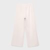 Soft-Touch Wide-Leg Jogger Trousers with Front Seam Detail Soft-Touch Wide-Leg Jogger Trousers with Front Seam Detail