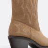 Split Leather Cowboy Boots