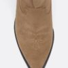 Split Leather Cowboy Boots