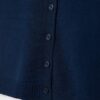 Stand Collar Buttoned Knit Cardigan