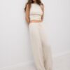 Straight-Leg Creased-Effect Trousers