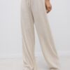 Straight-Leg Creased-Effect Trousers