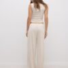 Straight-Leg Creased-Effect Trousers