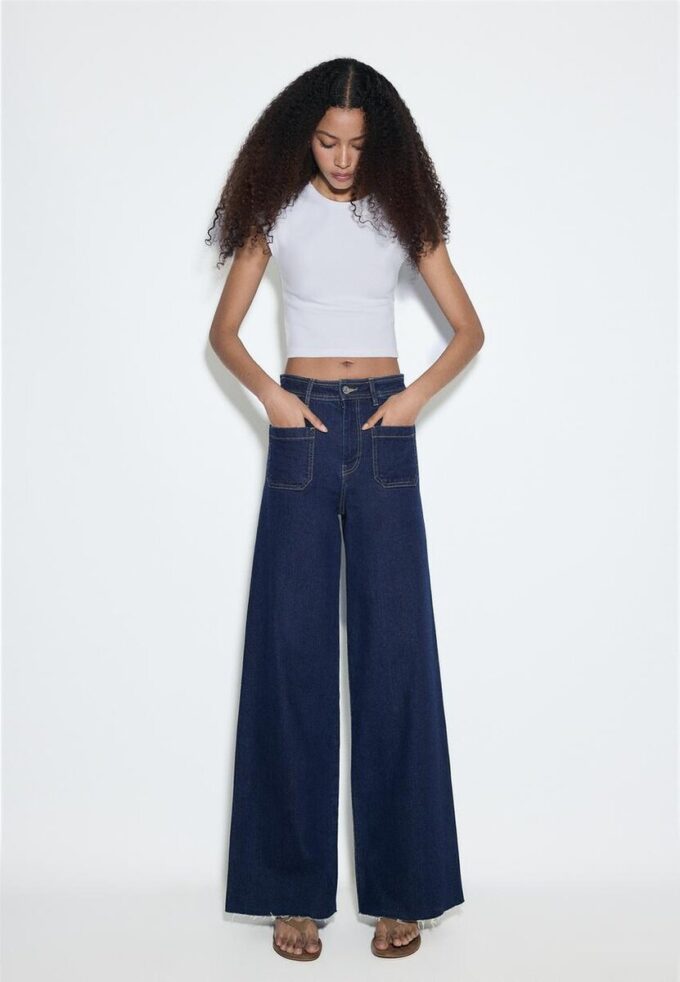 Straight-Leg Jeans with Pockets Straight-Leg Jeans with Pockets