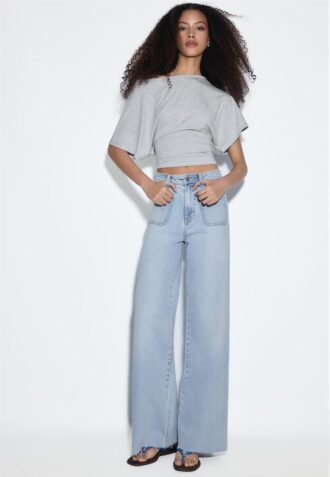 Straight-Leg Jeans with Pockets