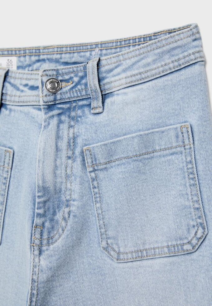 Straight-Leg Jeans with Pockets Straight-Leg Jeans with Pockets