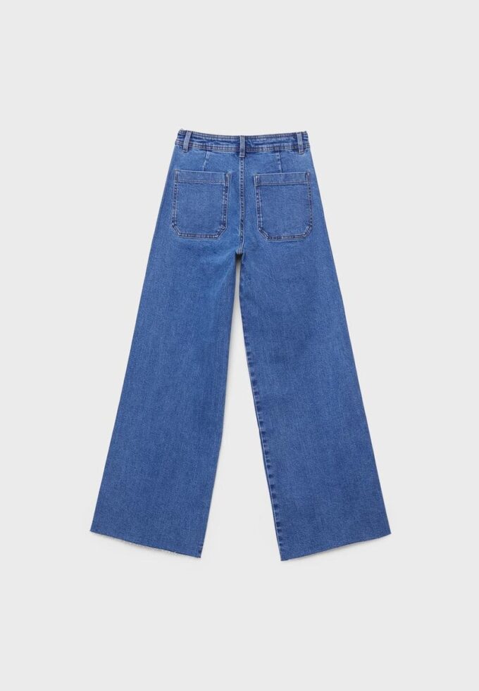 Straight-Leg Jeans with Pockets