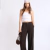 Straight-Leg Linen-Look Trousers Straight-Leg Linen-Look Trousers