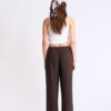 Straight-Leg Linen-Look Trousers Straight-Leg Linen-Look Trousers
