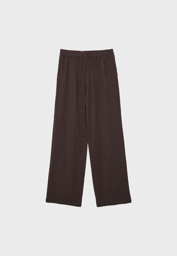 Straight-Leg Linen-Look Trousers Straight-Leg Linen-Look Trousers