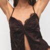 Strappy Satin Lace Top Strappy Satin Lace Top