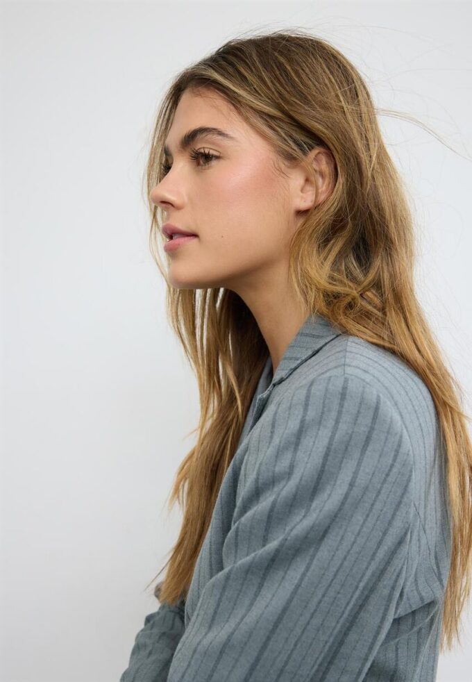 Striped Cropped Blazer Striped Cropped Blazer