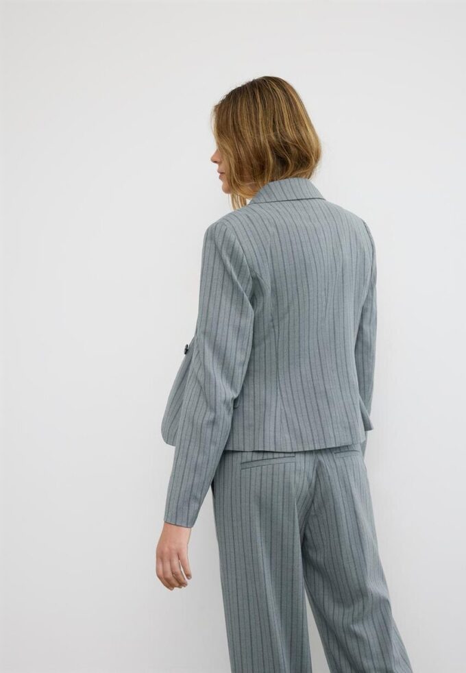 Striped Cropped Blazer Striped Cropped Blazer