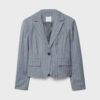 Striped Cropped Blazer Striped Cropped Blazer