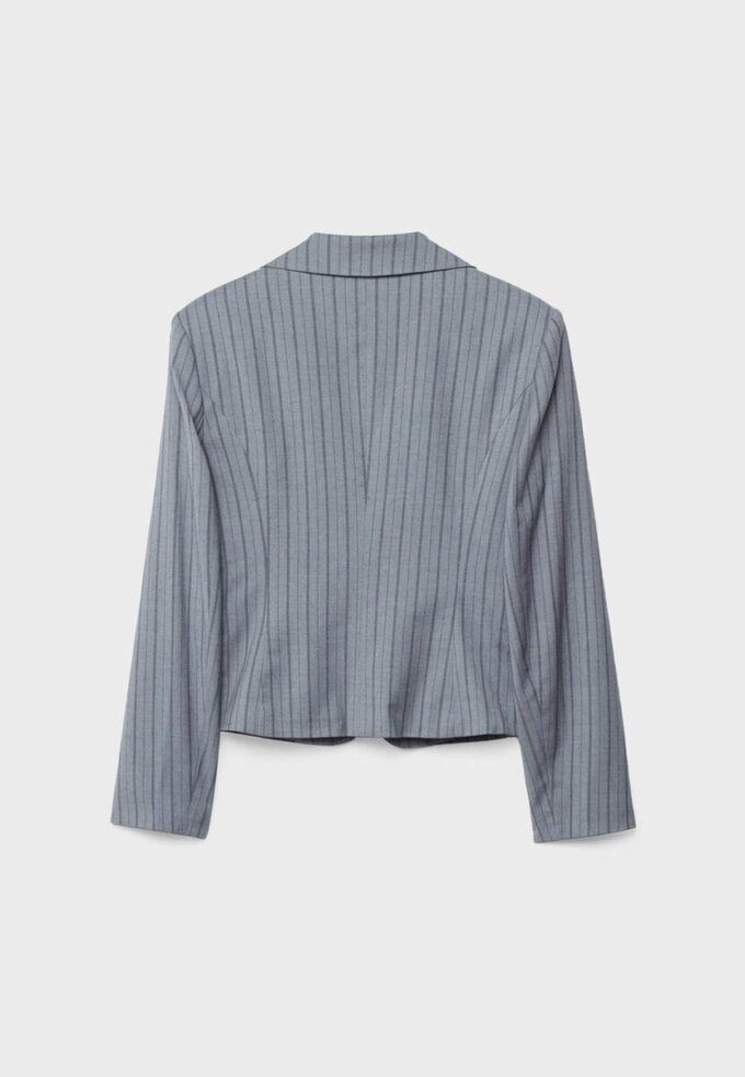 Striped Cropped Blazer Striped Cropped Blazer