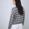 Striped Cropped Knit Sweater Striped Cropped Knit Sweater