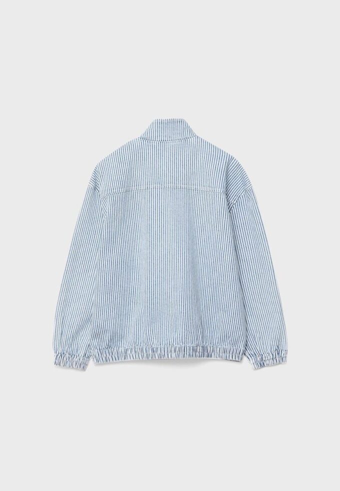 Striped Denim Jacket