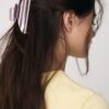 Striped Fur Clip