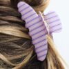 Striped Fur Clip
