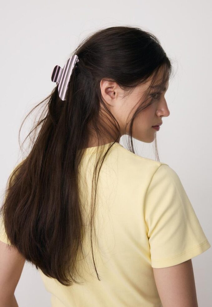 Striped Fur Clip