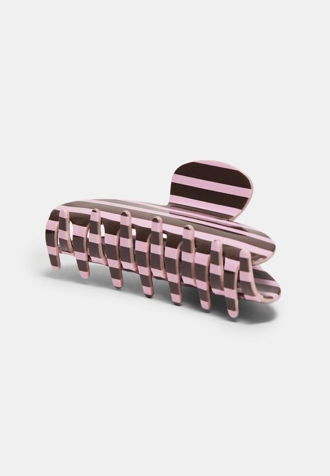 Striped Fur Clip