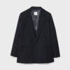 Striped Open Blazer
