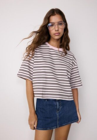 Striped Short Sleeve T-Shirt Striped Short Sleeve T-Shirt