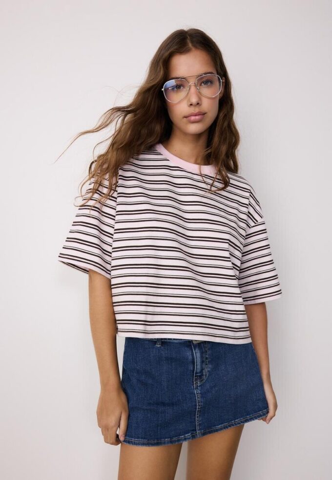 Striped Short Sleeve T-Shirt