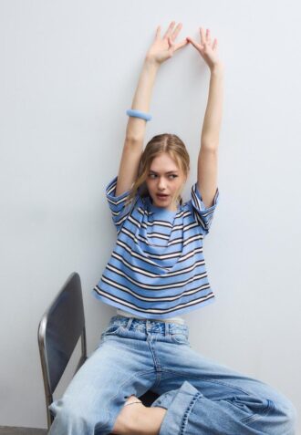 Striped Short Sleeve T-Shirt