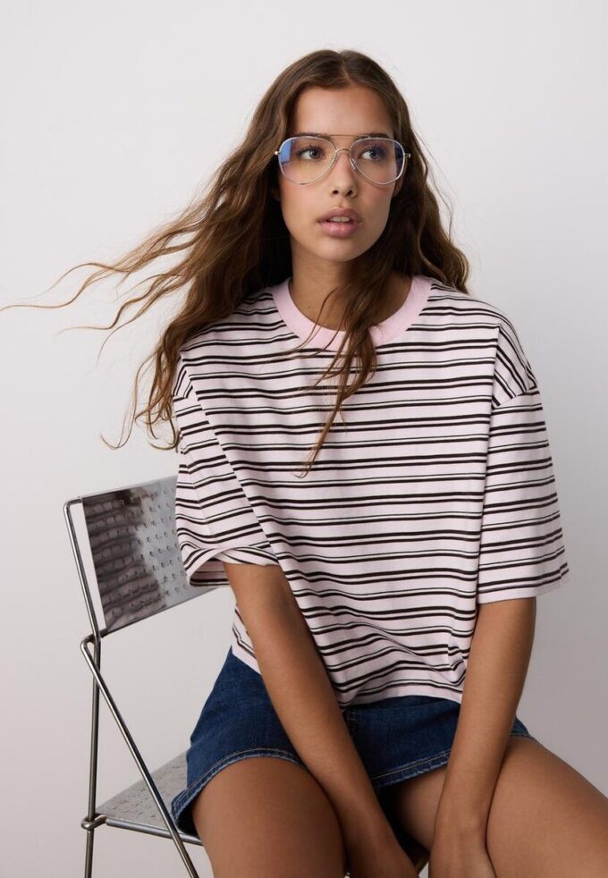 Striped Short Sleeve T-Shirt
