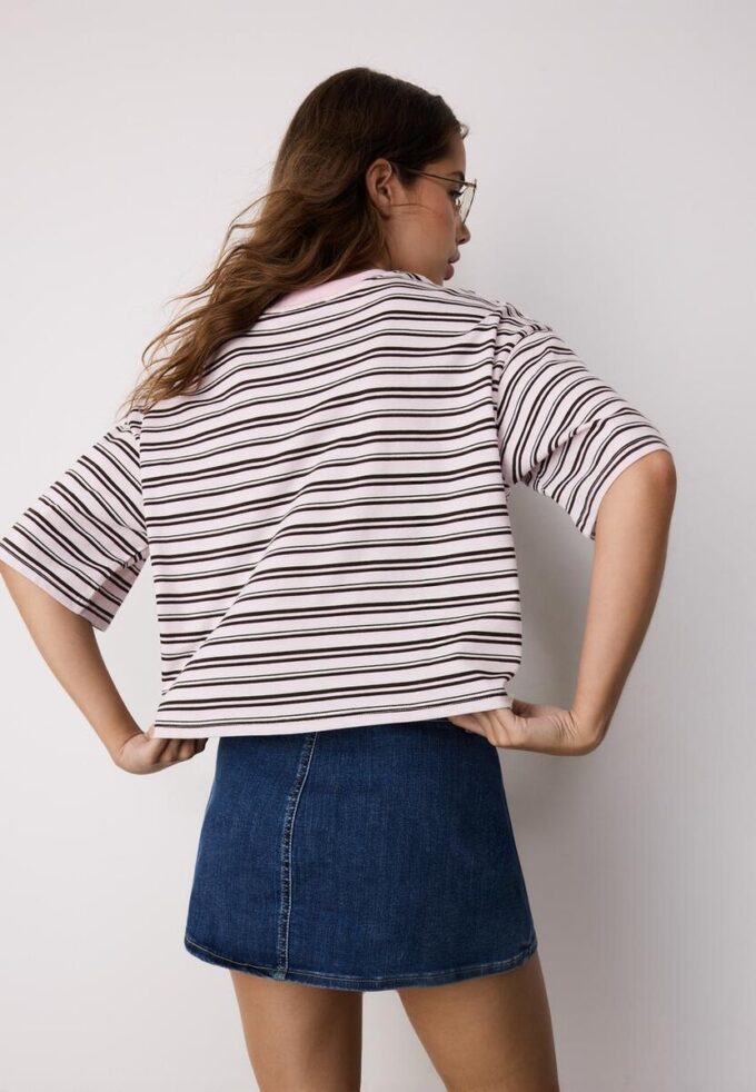 Striped Short Sleeve T-Shirt
