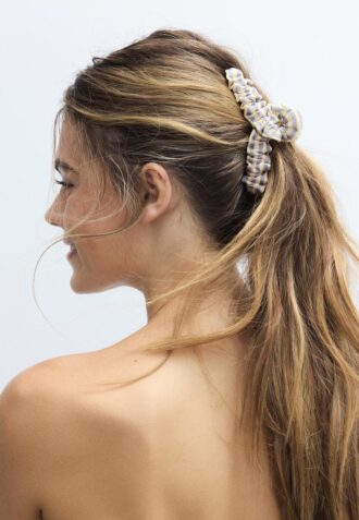 Striped Woven Hair Clip