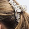 Striped Woven Hair Clip