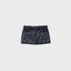 Studded Denim Skirt