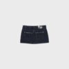 Studded Denim Skirt